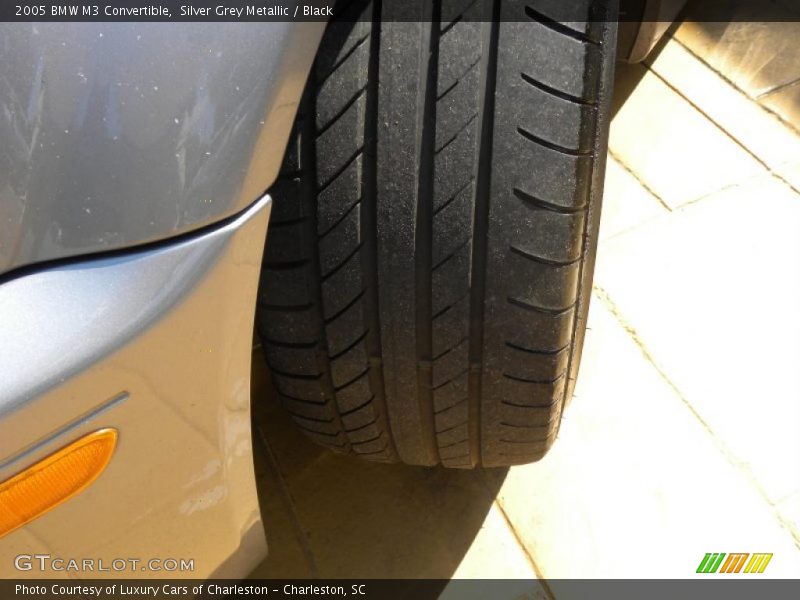 Silver Grey Metallic / Black 2005 BMW M3 Convertible