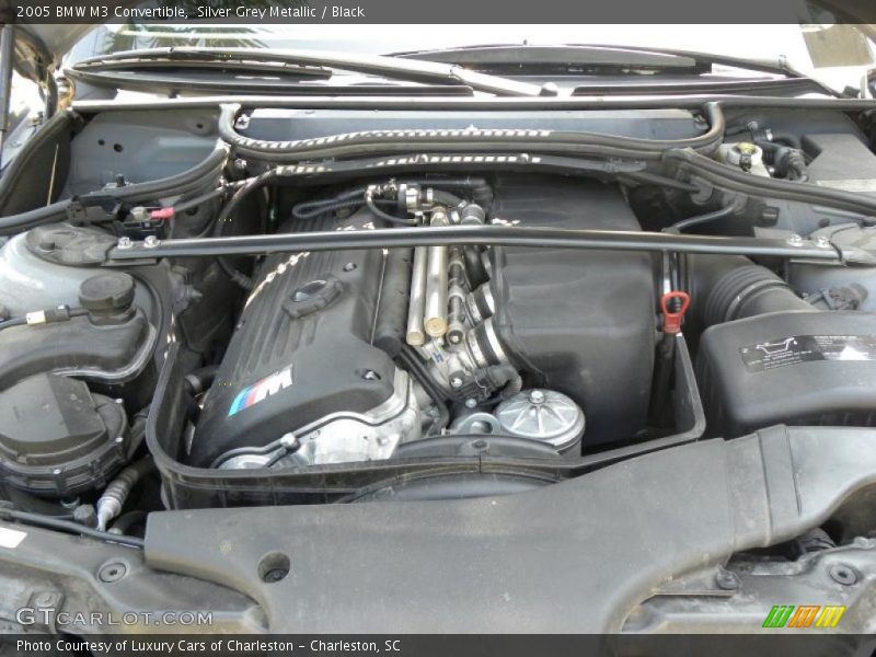 Silver Grey Metallic / Black 2005 BMW M3 Convertible