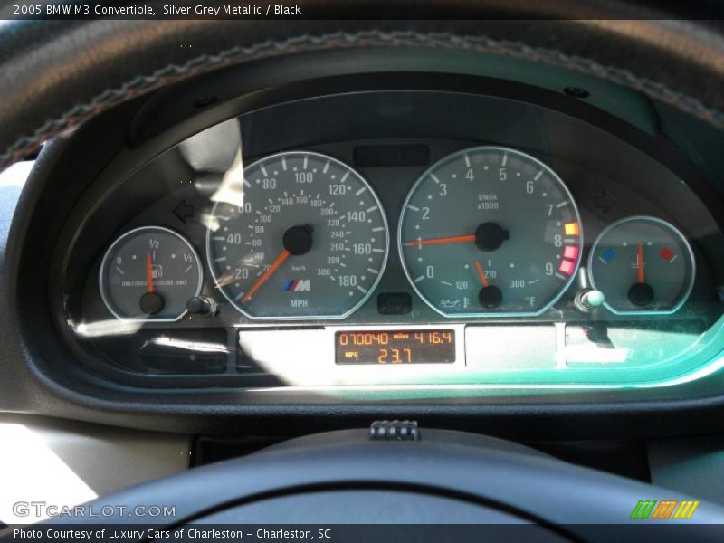 Silver Grey Metallic / Black 2005 BMW M3 Convertible