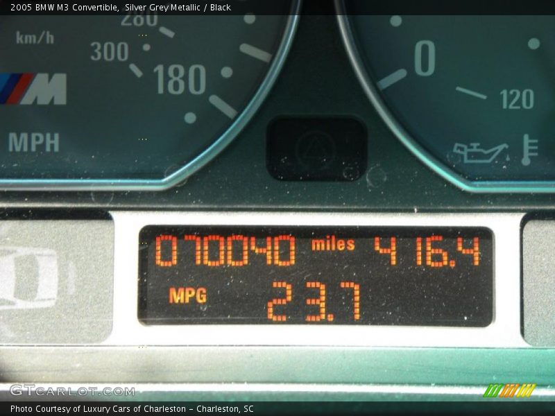Silver Grey Metallic / Black 2005 BMW M3 Convertible