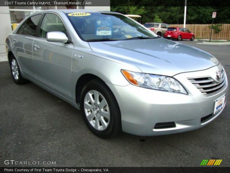 Titanium Metallic / Ash 2007 Toyota Camry Hybrid