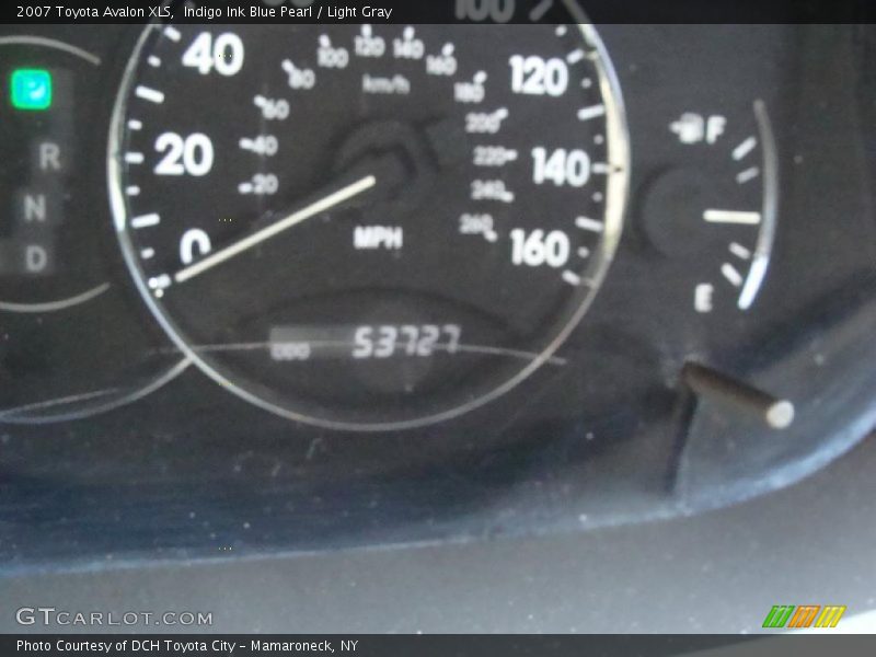 Indigo Ink Blue Pearl / Light Gray 2007 Toyota Avalon XLS