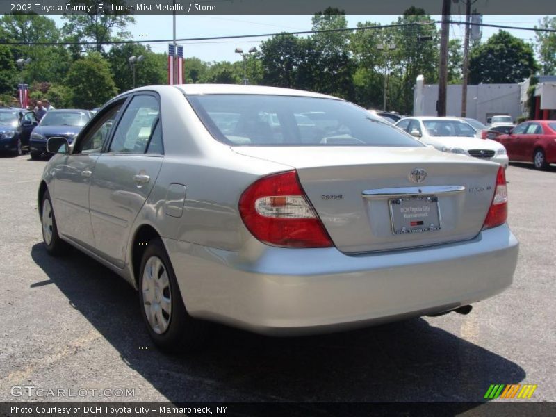 Lunar Mist Metallic / Stone 2003 Toyota Camry LE