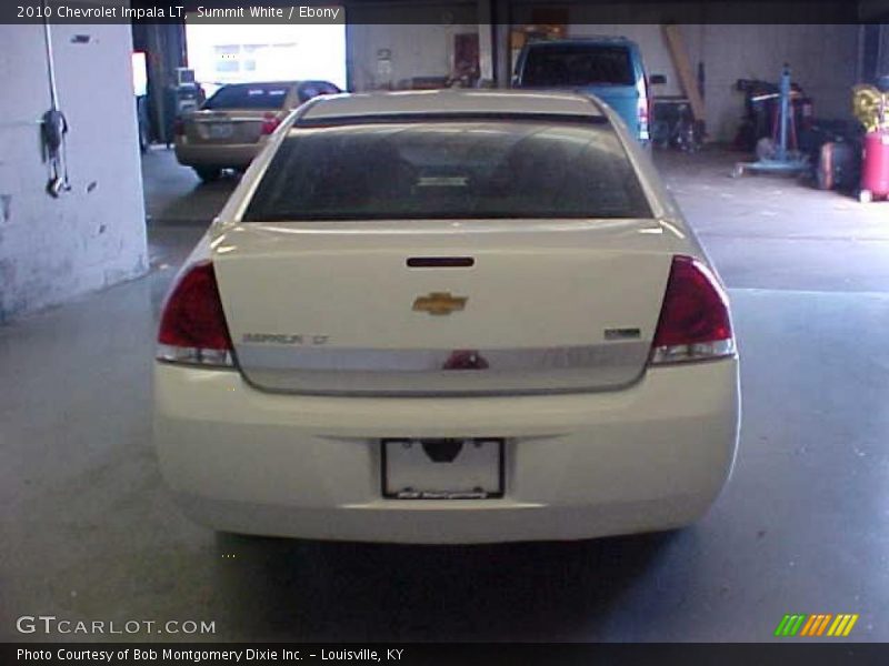 Summit White / Ebony 2010 Chevrolet Impala LT