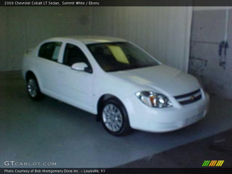 Summit White / Ebony 2009 Chevrolet Cobalt LT Sedan