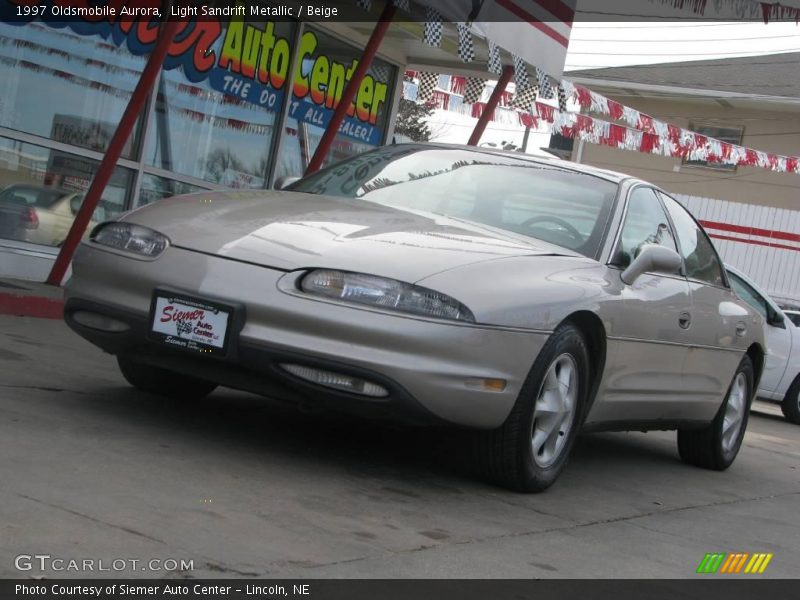 Light Sandrift Metallic / Beige 1997 Oldsmobile Aurora