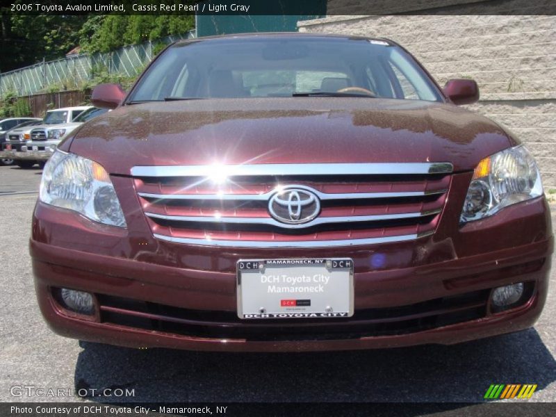 Cassis Red Pearl / Light Gray 2006 Toyota Avalon Limited