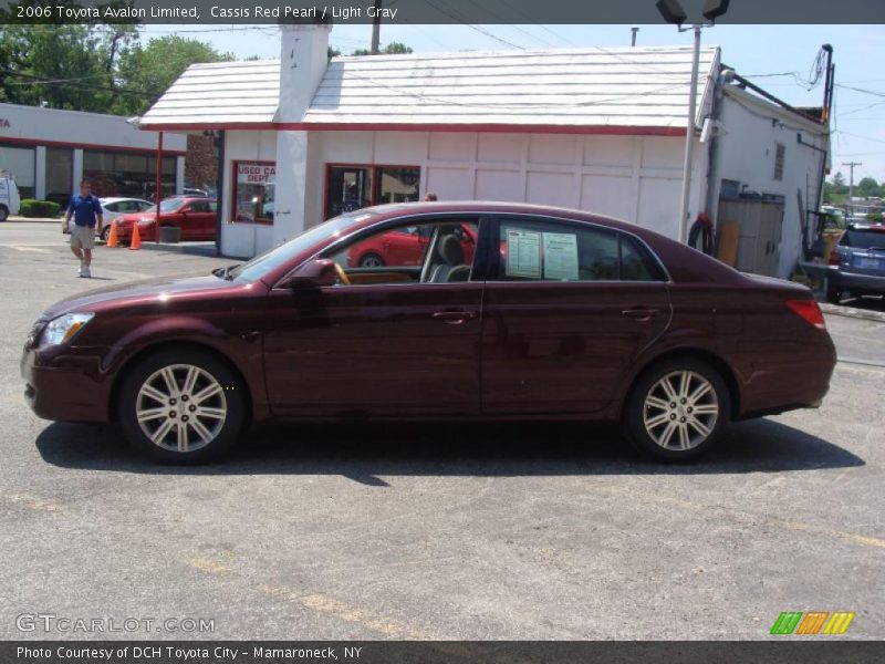 Cassis Red Pearl / Light Gray 2006 Toyota Avalon Limited