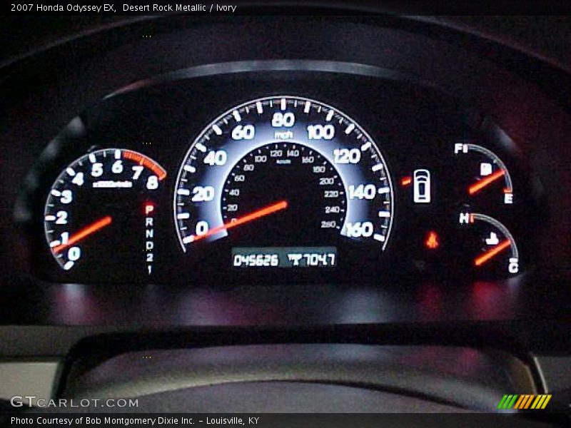 Desert Rock Metallic / Ivory 2007 Honda Odyssey EX