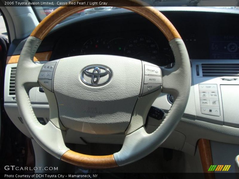 Cassis Red Pearl / Light Gray 2006 Toyota Avalon Limited