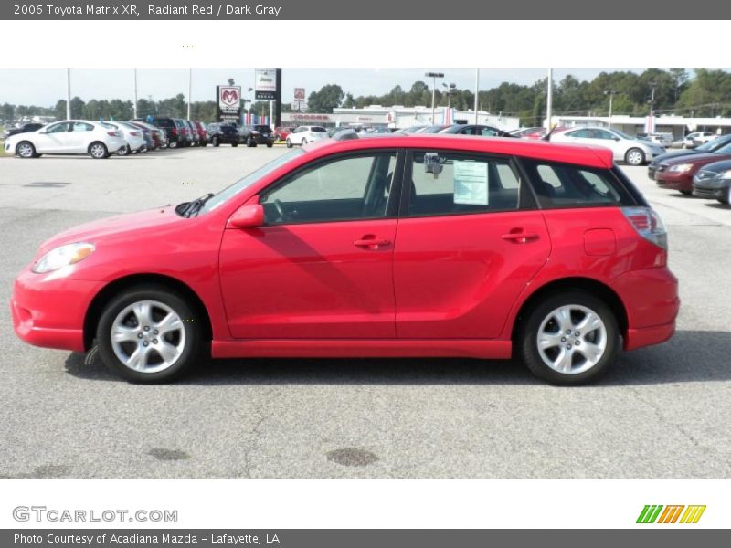 Radiant Red / Dark Gray 2006 Toyota Matrix XR