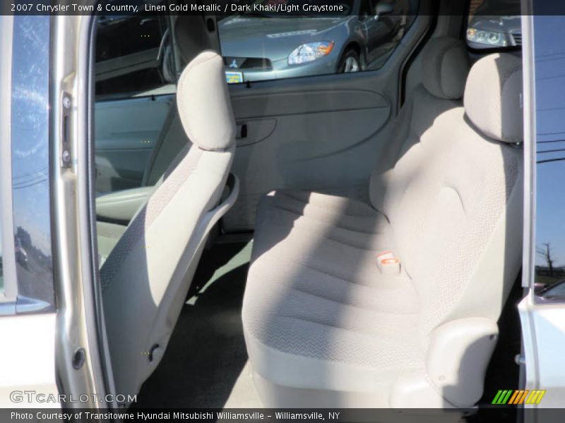Linen Gold Metallic / Dark Khaki/Light Graystone 2007 Chrysler Town & Country