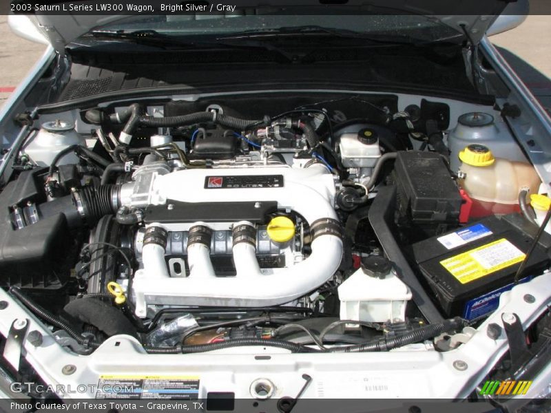 Bright Silver / Gray 2003 Saturn L Series LW300 Wagon