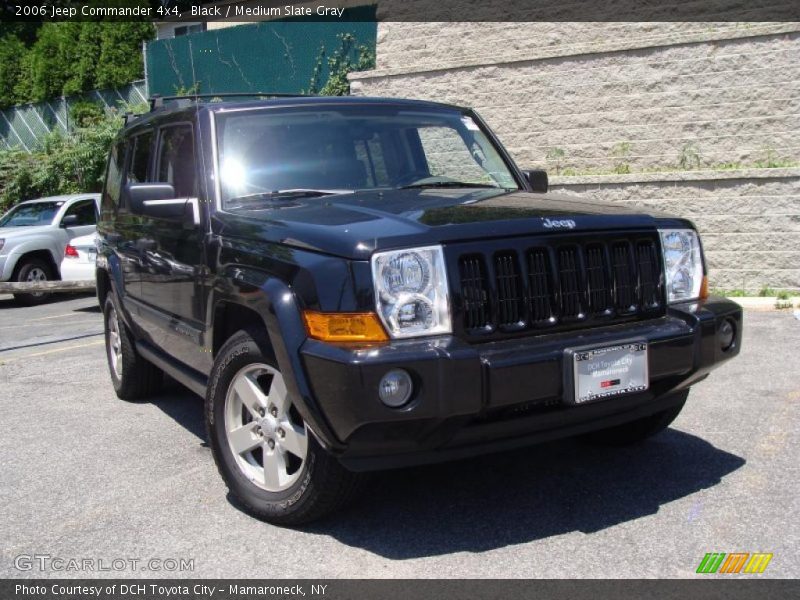 Black / Medium Slate Gray 2006 Jeep Commander 4x4