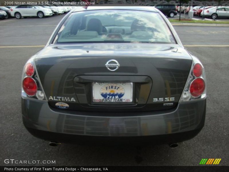 Smoke Metallic / Charcoal 2006 Nissan Altima 3.5 SE