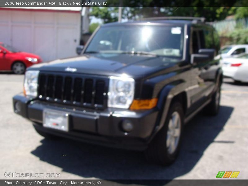 Black / Medium Slate Gray 2006 Jeep Commander 4x4