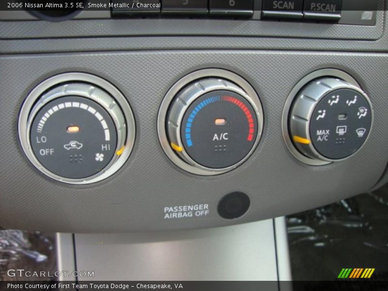 Smoke Metallic / Charcoal 2006 Nissan Altima 3.5 SE