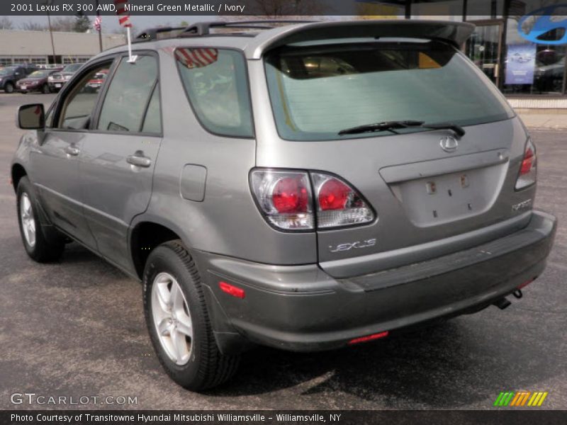 Mineral Green Metallic / Ivory 2001 Lexus RX 300 AWD