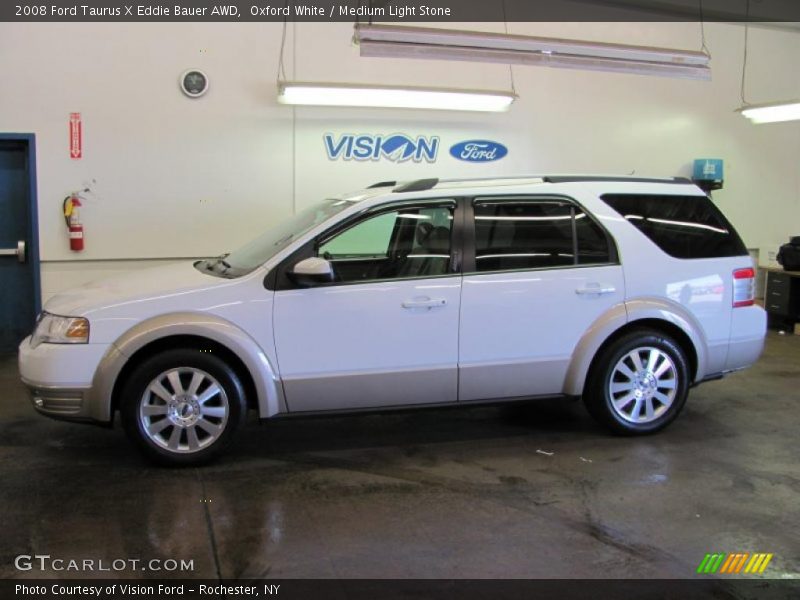 Oxford White / Medium Light Stone 2008 Ford Taurus X Eddie Bauer AWD