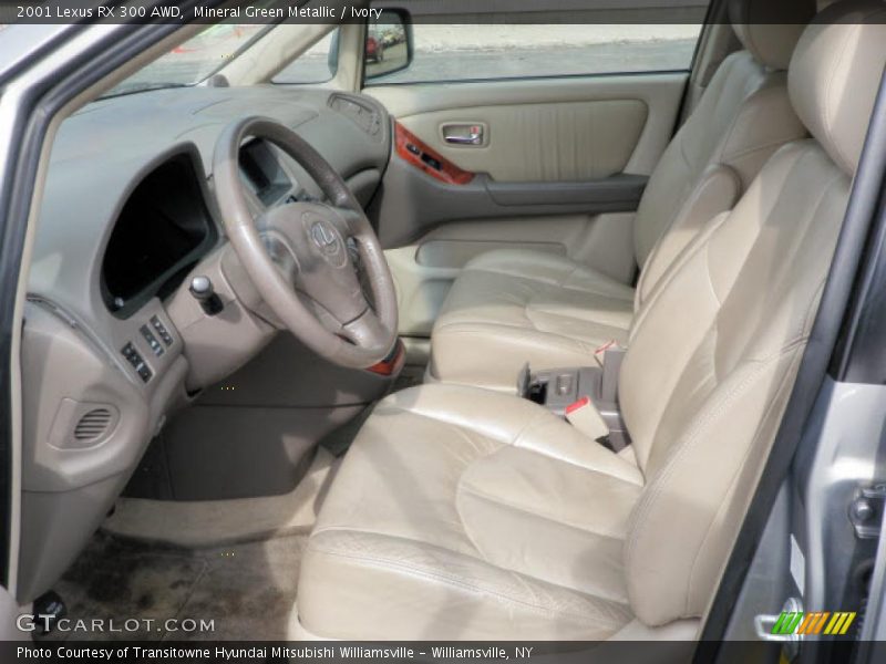 Mineral Green Metallic / Ivory 2001 Lexus RX 300 AWD