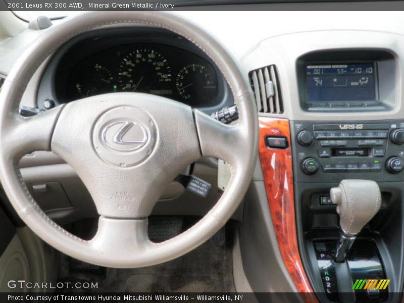 Mineral Green Metallic / Ivory 2001 Lexus RX 300 AWD