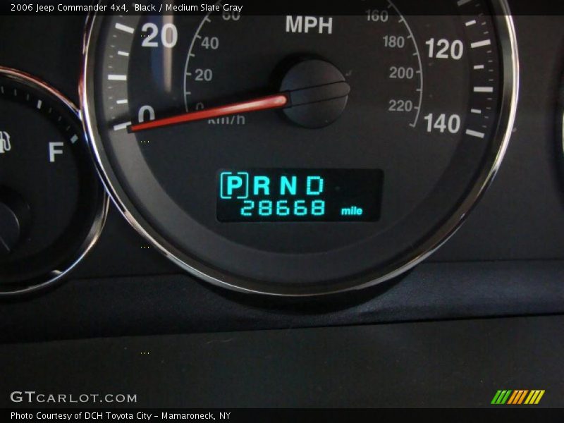 Black / Medium Slate Gray 2006 Jeep Commander 4x4
