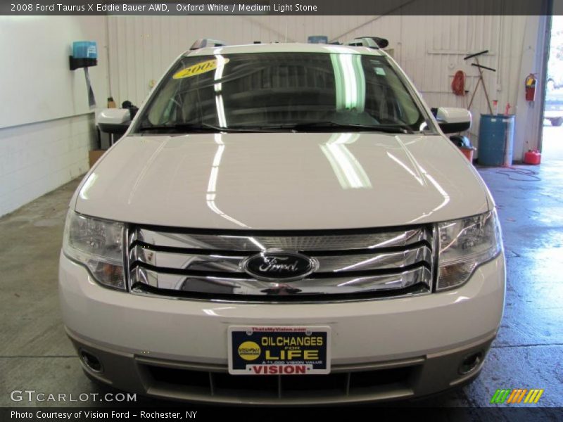 Oxford White / Medium Light Stone 2008 Ford Taurus X Eddie Bauer AWD