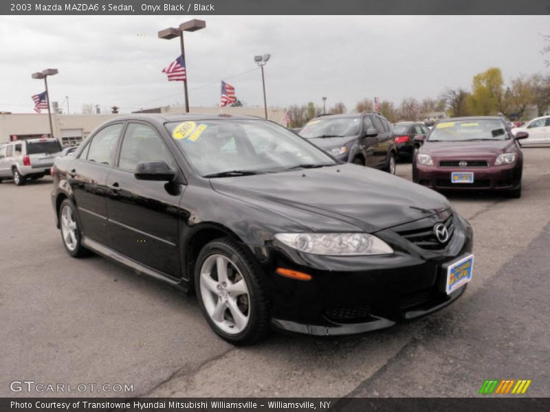 Onyx Black / Black 2003 Mazda MAZDA6 s Sedan