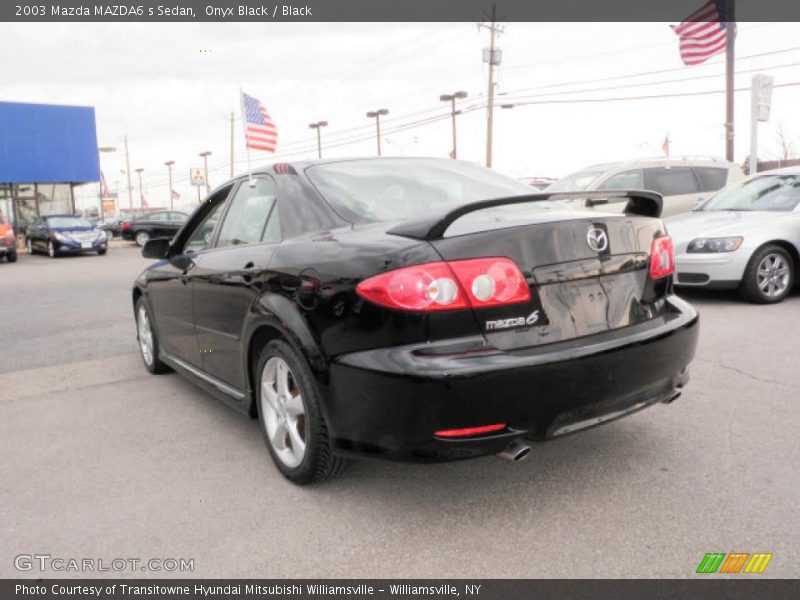 Onyx Black / Black 2003 Mazda MAZDA6 s Sedan