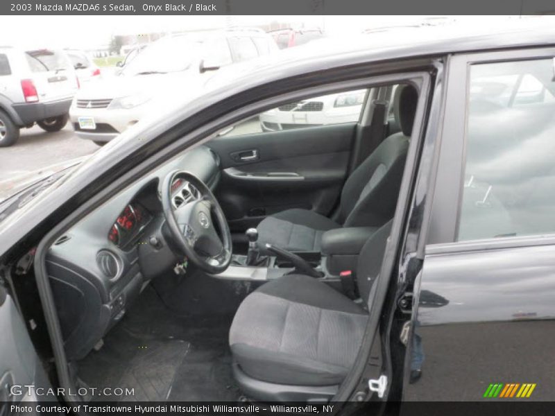 Onyx Black / Black 2003 Mazda MAZDA6 s Sedan