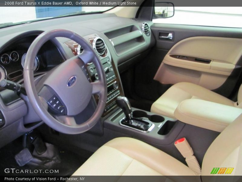 Oxford White / Medium Light Stone 2008 Ford Taurus X Eddie Bauer AWD