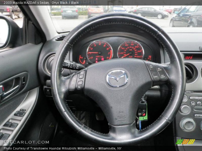 Onyx Black / Black 2003 Mazda MAZDA6 s Sedan