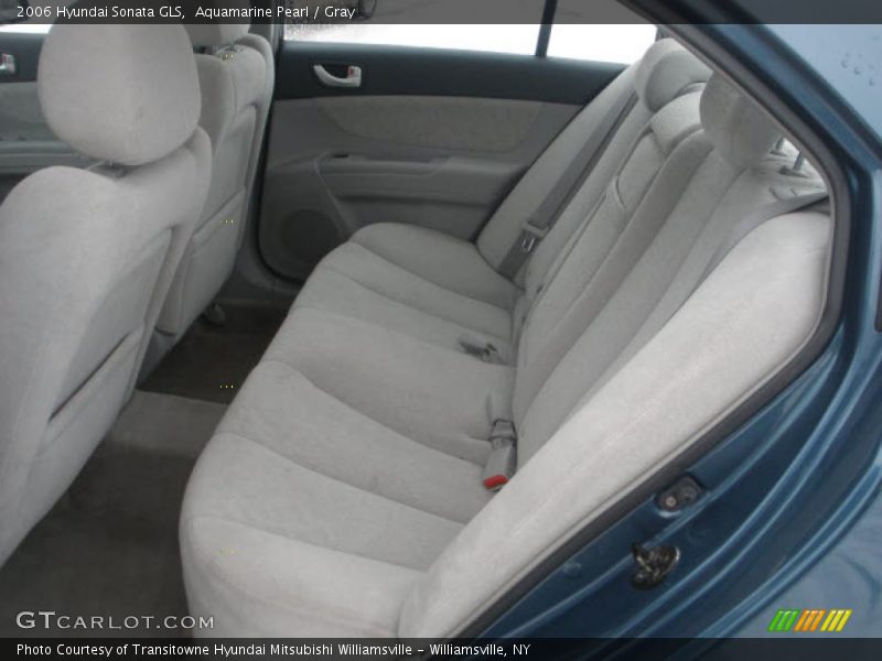 Aquamarine Pearl / Gray 2006 Hyundai Sonata GLS