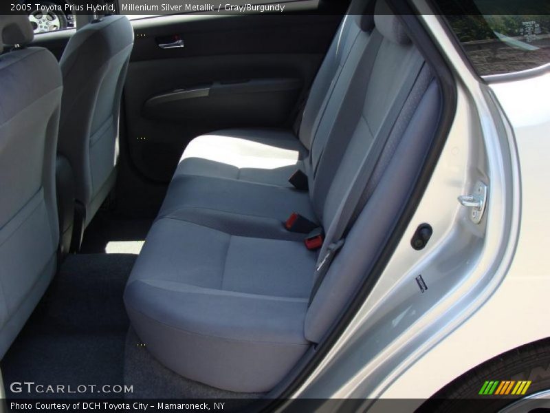 Millenium Silver Metallic / Gray/Burgundy 2005 Toyota Prius Hybrid