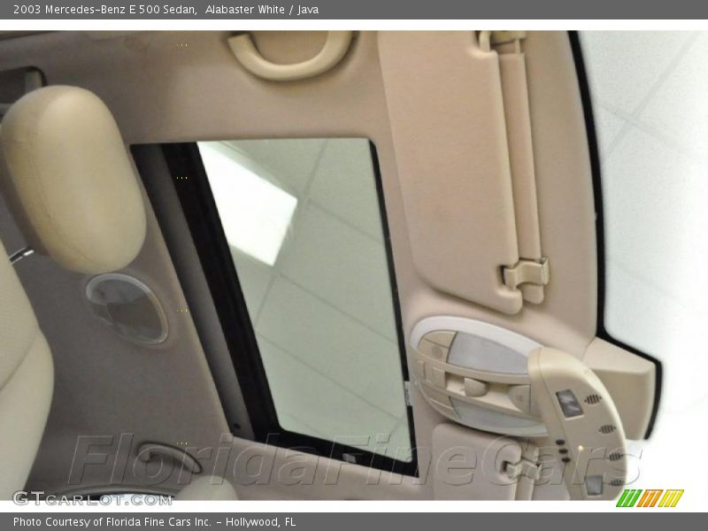 Alabaster White / Java 2003 Mercedes-Benz E 500 Sedan