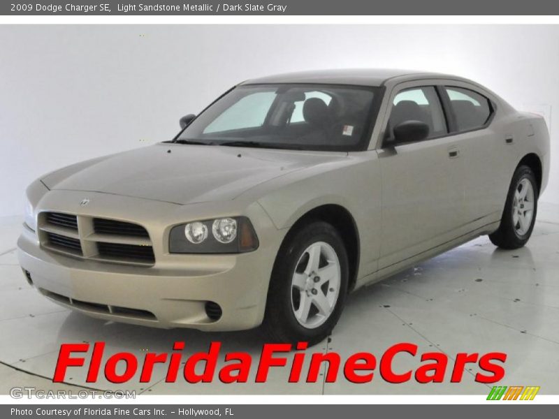 Light Sandstone Metallic / Dark Slate Gray 2009 Dodge Charger SE
