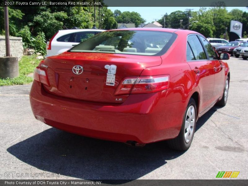 Barcelona Red Metallic / Ash 2007 Toyota Camry LE