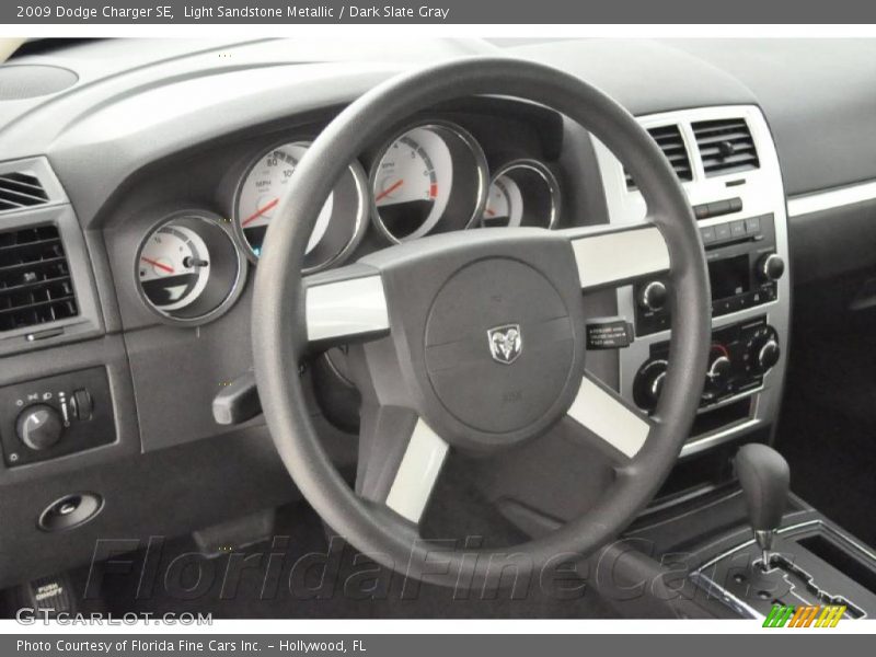 Light Sandstone Metallic / Dark Slate Gray 2009 Dodge Charger SE
