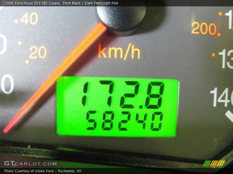 Pitch Black / Dark Flint/Light Flint 2005 Ford Focus ZX3 SES Coupe