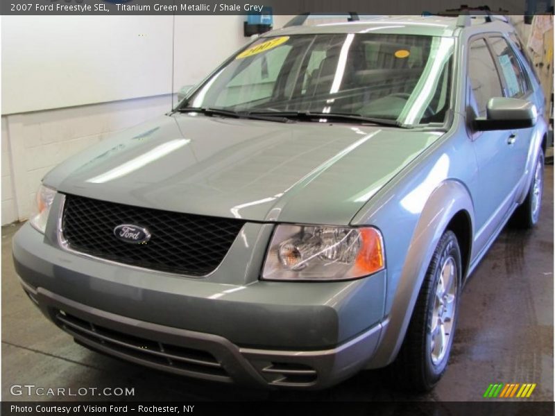 Titanium Green Metallic / Shale Grey 2007 Ford Freestyle SEL