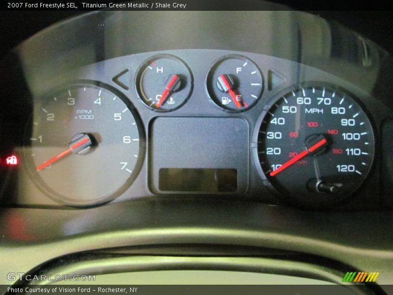 Titanium Green Metallic / Shale Grey 2007 Ford Freestyle SEL