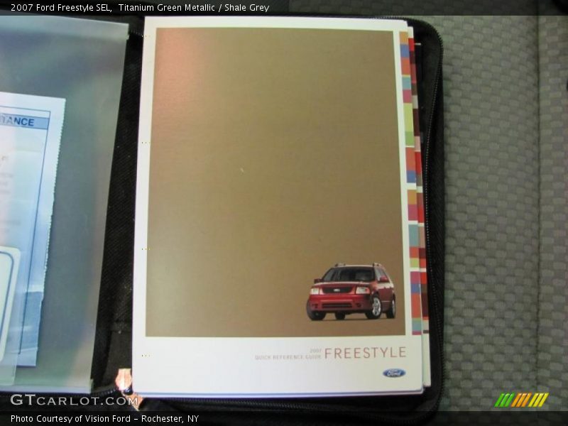 Titanium Green Metallic / Shale Grey 2007 Ford Freestyle SEL