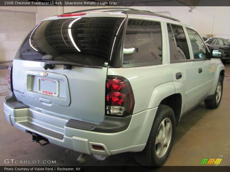 Silverstone Metallic / Light Gray 2008 Chevrolet TrailBlazer LS 4x4