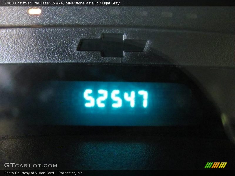 Silverstone Metallic / Light Gray 2008 Chevrolet TrailBlazer LS 4x4