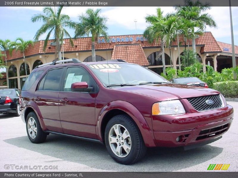 Merlot Metallic / Pebble Beige 2006 Ford Freestyle Limited
