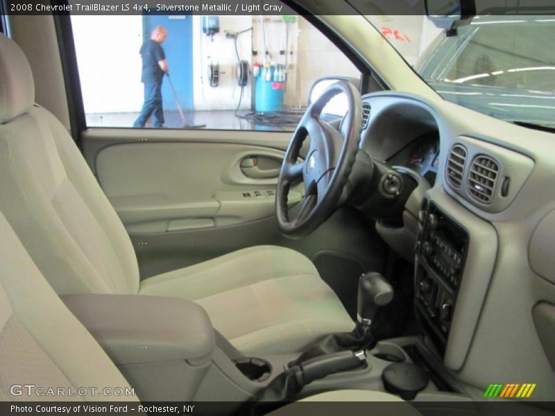 Silverstone Metallic / Light Gray 2008 Chevrolet TrailBlazer LS 4x4