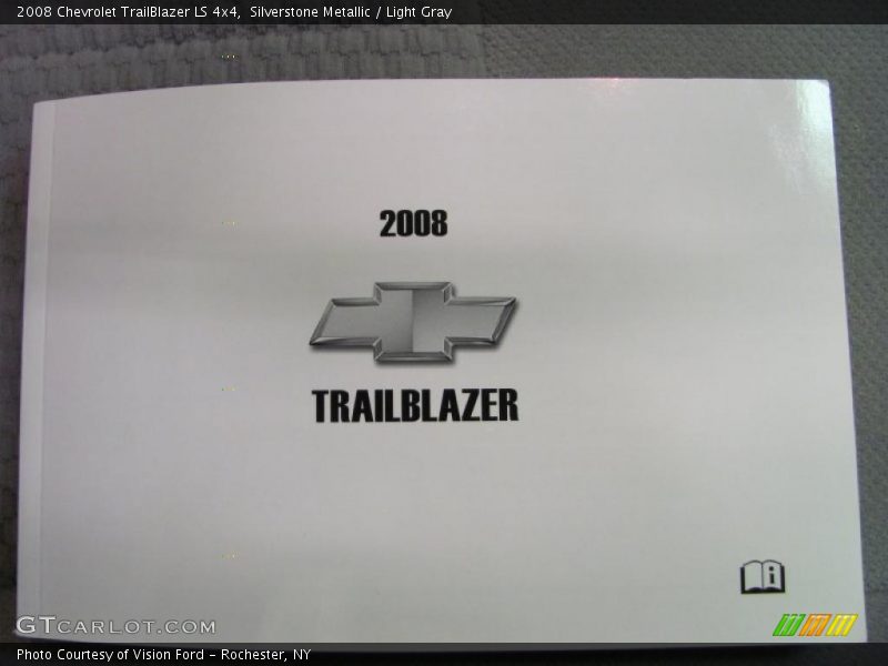 Silverstone Metallic / Light Gray 2008 Chevrolet TrailBlazer LS 4x4