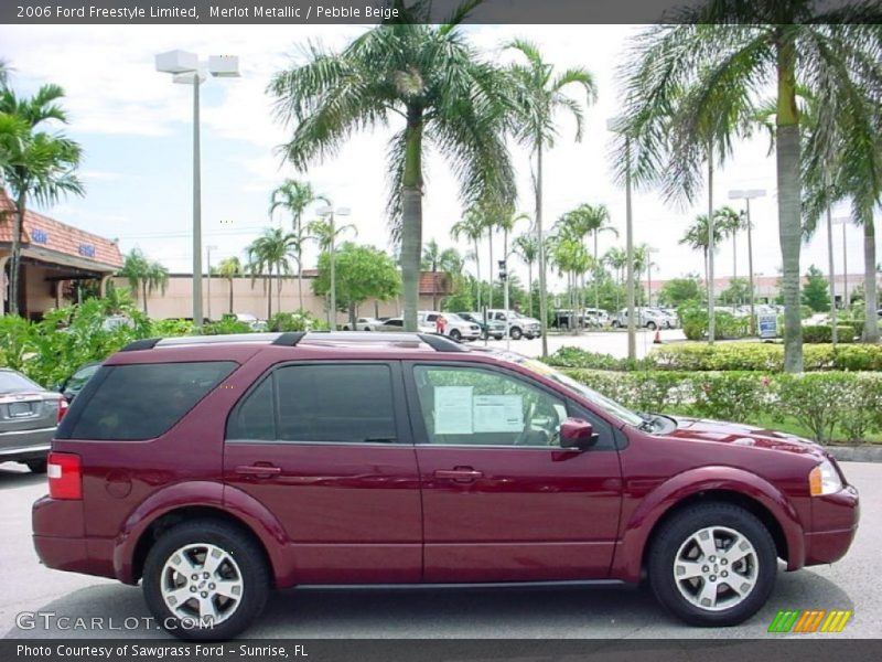 Merlot Metallic / Pebble Beige 2006 Ford Freestyle Limited
