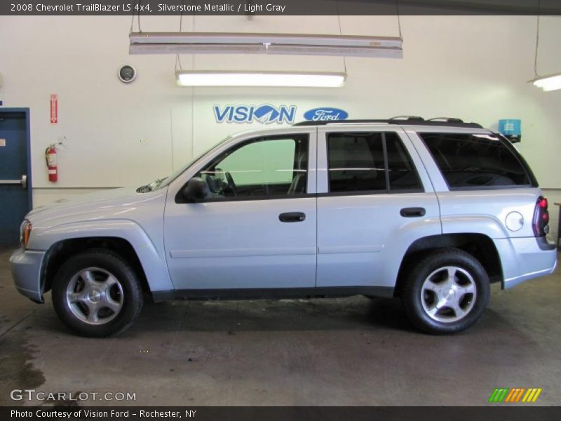 Silverstone Metallic / Light Gray 2008 Chevrolet TrailBlazer LS 4x4