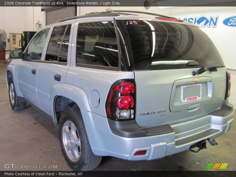 Silverstone Metallic / Light Gray 2008 Chevrolet TrailBlazer LS 4x4